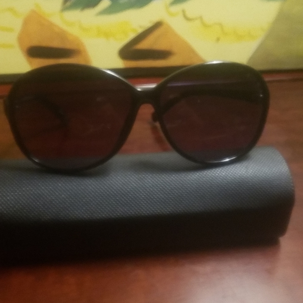 Fossil black framed sunglasses
